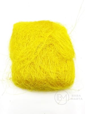 Iarbă de cocos pentru decor, color galbenă, 50 de grame 175153