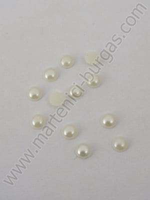 Emisferă perlata crem 4x2mm 400 buc 151097