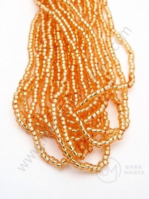 Mărgele cehe PRECIOSA din glass 2mm ~55cm şir 1 paket 12 şiruri 331701