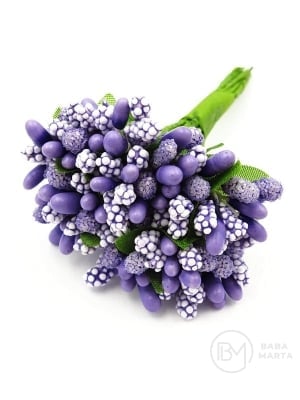 Stamin violete 12 bucăți 181134
