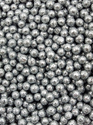 Bile din polistiren 4-5mm argintii 10 grame 182718