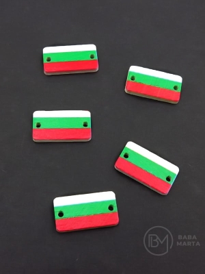 Dală steag lemn 20x11x2mm 10 buc 182874