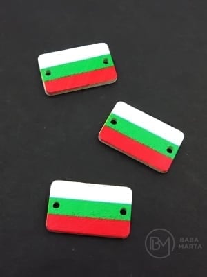 Dală steag lemn 26x16x2mm 10 buc 182875