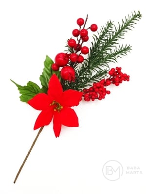Creangă decorativă de pin de Crăciun 35cm 185013
