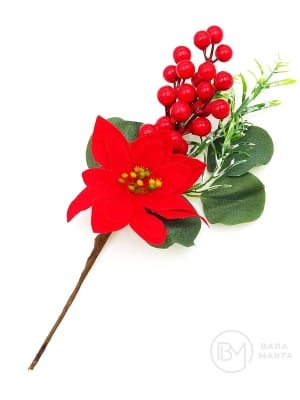Creangă decorativă de pin de Crăciun 30cm 185021