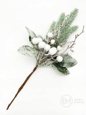 Creangă decorativă de pin de Crăciun 30cm 185031