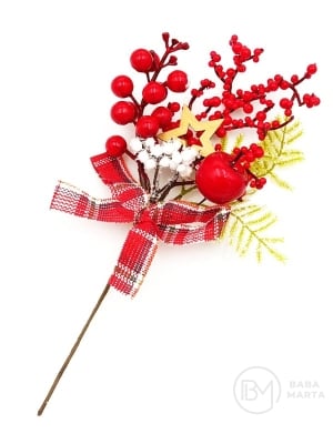 Creangă decorativă de pin de Crăciun 30cm 185036