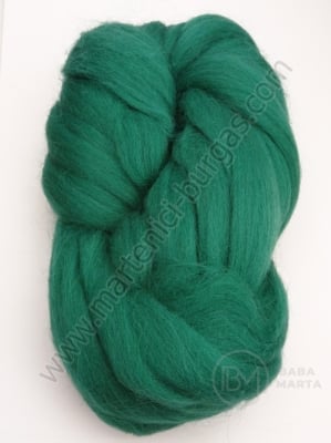 Fir 100% lână verde cu dungi 5 metri 100 grame 431123