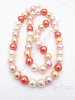 Perle Mallorca 8mm ASORTATE ~40cm ~49buc 1 șir 355070