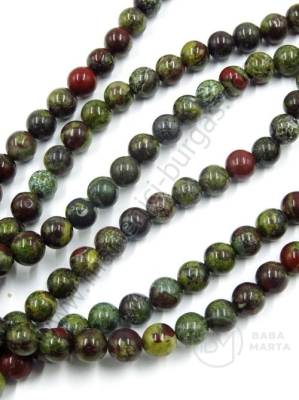 Sânge de dragon 6mm gaură 1mm ~61 buc ~39cm 1 brad 353174