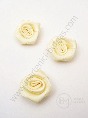Satin roz ecru ~25mm 1 pachet 10 buc 461402