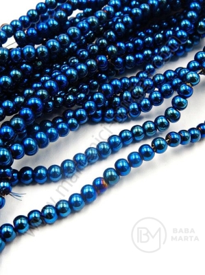 Mărgele de sticlă 3mm gaură 1mm 1wt ~32cm ~ 100buc 343832