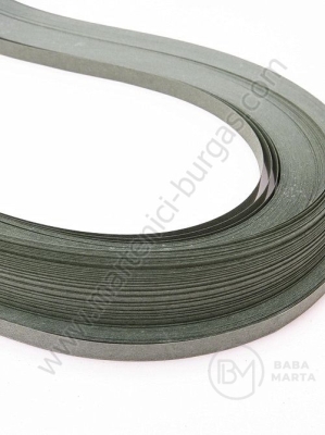 Benzi de quilling 5mm x 530mm gri, 1 pachet, 120 buc. 175074