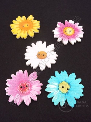 Nasture din lemn 33x2mm gaură mixtă 2mm 1 paket 10 pcs 327151