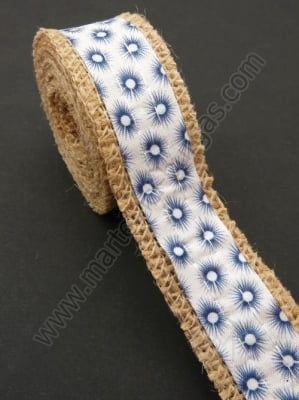 Bandă de pânză de sac cu bandă textilă width 25mm - length ~2 meters 1 rollă 462001