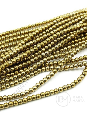 Mărgele de vitola 2.5 mm galvanizată 1 buc ~36 cm ~180 bucăți 343820