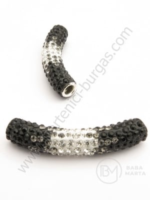 Mărgele cu cristale 47x9mm clasa A gaură 4mm 1 buc 335182
