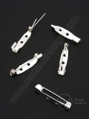 Închizatore metallice 25x5mm color albă 1 pachet 50 buc 302126