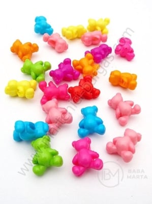 Ursuleț 14x12x8mm gaură mixtă 2.5mm 1 pachet 40g ~81 buc 312730
