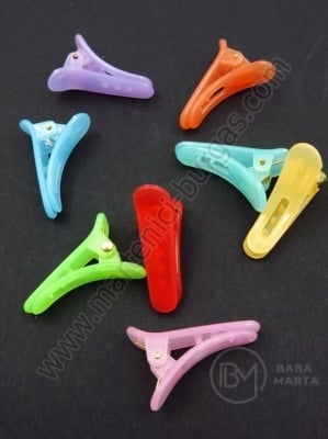Clemă plastic 27x8mm mix 1 pachet 20 buc 121078