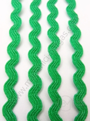 Lățime 3,5 mm zig-zag verde ~25 metri 411141