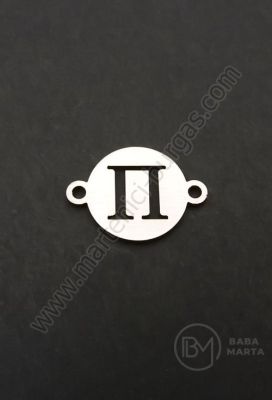 Element de conectare litera P steel 13x18x1mm hole 1.5mm 1 buc 305607