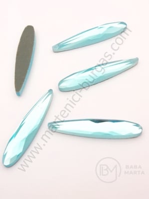 Piatră de vitola 6x30mm albastră pentru lipici hote 1 pachet 10 buc 151435