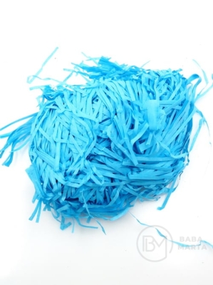 Iarbă de papieri pentru decor, color albastră, 50 de grame 175149
