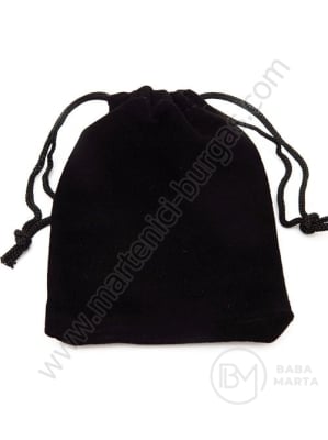Bijuterii Geanta 7x9cm catifea neagrà 1 pachet 5 buc 461441