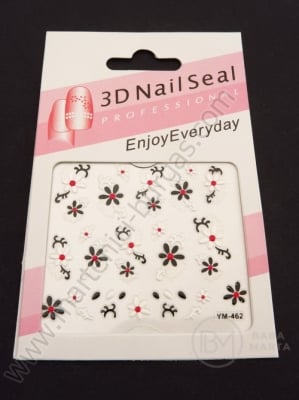 Autocolant 3D pentru decorarea manichiurii 1 bucată 181412