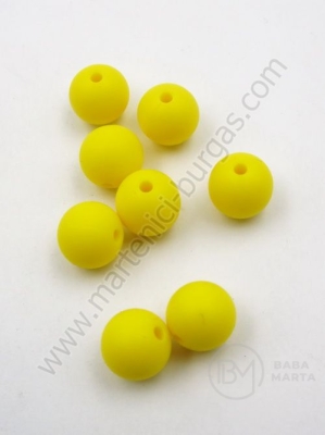 Bilă de mărgele din silicon ~9mm gaură 1.5mm 1 paquet 5 buc 317031
