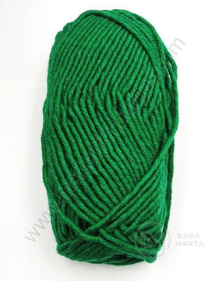 Fir verde 25% lână 75% acril Merino Bulky 100g ~100 metri 431395