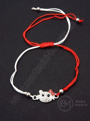 Margele metallice Martenitsa cu cristal 1 pachet 12 buc 104605