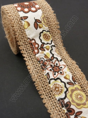 Bandă de pânză de sac cu bandă textilă width 50mm - length ~2 meters 1 rollă 462099