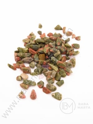 Așchii naturale de Unakite 2~8x2~4mm fără gaură 1 pachet 40g 355276