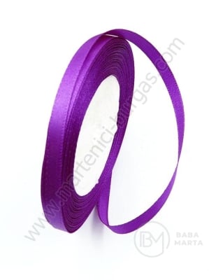 Panglică de satin 6mm violet ~22 meters 451605