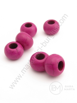 Mărgele 14x8mm piatră naturală gaură 6mm 1 buc 335167