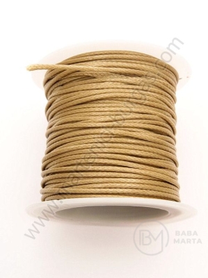 Sfoară coreeană beige închis ~1.2mm 1 rollă ~10 metri 441273