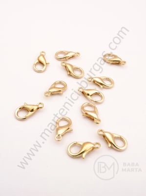 Închizatore metallice 6x12mm auriu roz 1 pachet 50 buc 301768