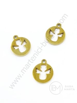 Pendant înger din OȚEL (304) 13x11x1.5mm 1 pachet 1 bucată 305904