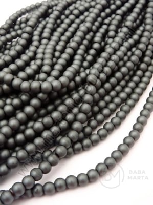 Bilă de hematit MAT nemagnetică 2mm ~200 buc ~40cm 1 buc 353179