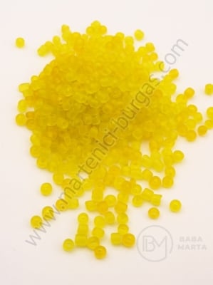 Margele de vitola galben mate 3mm 50g 333089