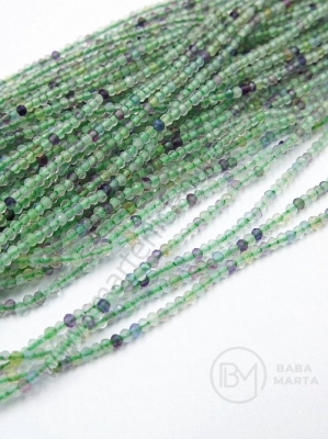 Bilă de fluorit ~2mm fațetată ~180 bucăți 1 buc 352629