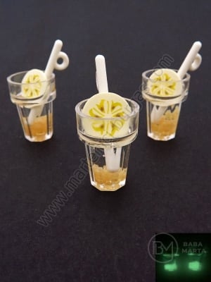 Lampă suspendată 20x13mm borcan cu cocktail de fructe 1 paquet 2 pieces 335607