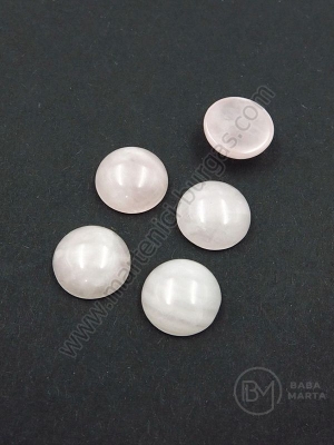 Caboșon cuarț roz 14x6mm 1 buc 191403