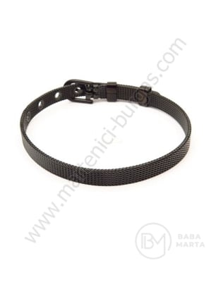 Brațără din oțel, lungime 21cm, lățime 6mm, culoare negru, 1 buc. 307692