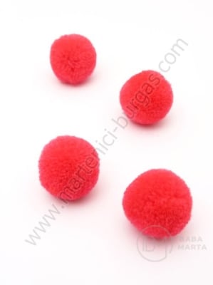 Pompom 20mm calitate ciclamă extra 1 pachet 20 buc 461216