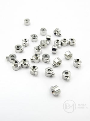 Dop color nichel 3x1.9mm alamă cu înveliș 5 buc 305934