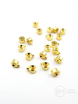 Dop auriu 3x1.9mm alamă cu înveliș 5 buc 305935