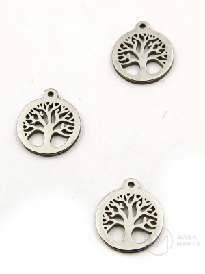 Pandantiv al vieții 10x1mm OȚEL (304) 3 bucăți 305977